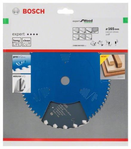 BOSCH Expert fűrészlap fához 165 x 20 x 2,6 mm, 24 2608644022