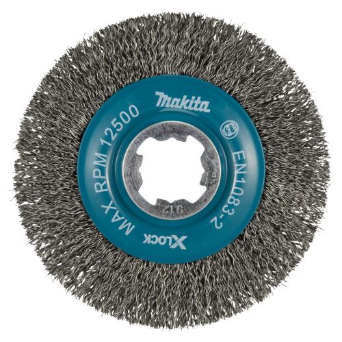 MAKITA acél dróttárcsa kefe-hullámos huzal átmérő 0,3 mm X-LOCK 115 mm D-73427