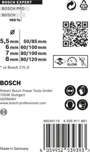 BOSCH EXPERT CYL-9 MultiConstruction 5.5/6/7/8 (4 db) 2608900646