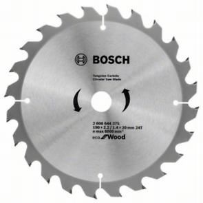 BOSCH Eco for Wood fűrészlap 190x2,2/1,4x20 24T 2608644375