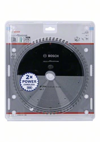 BOSCH Fűrészlap akkus fűrészekhez; Standard alumíniumhoz 254x30x2,4/1,8x68T 2608837780