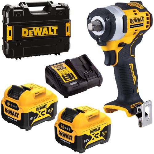 DEWALT Impact meghajtó 12V, 340Nm 1/2 '2x5Ah DCF901P2