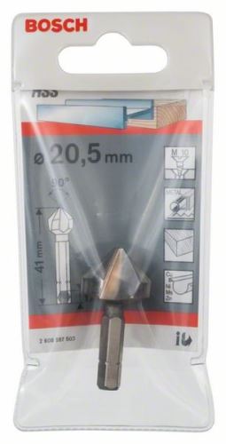 BOSCH kúpos süllyesztő 20,5, M 10, 41 mm, 1/4" 2608597503