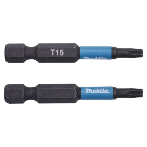 MAKITA torziós bit 1/4" IMPACT BLACK T15, 50 mm 2 db B-63775