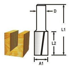 MAKITA Horonyvágó 2 vágóél szár 8 mm, 16x19x51 mm D-47569