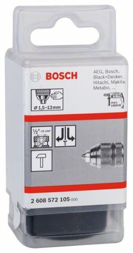 BOSCH gyorsbefogó tokmányok 13 mm-ig 1,5-13 mm, 1/2" – 20 2608572105