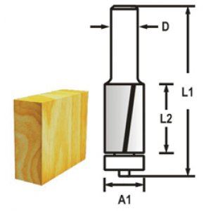 MAKITA Horonyvágó 2 vágóél szár 6 mm, 12,7x26x69 mm D-47715