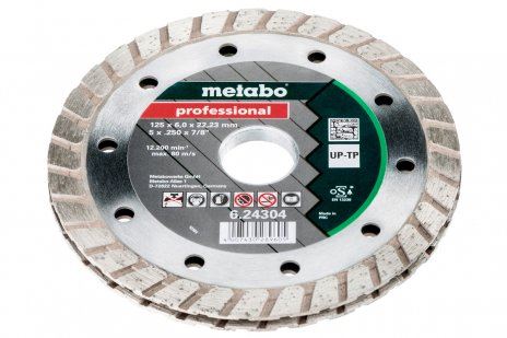 METABO Gyémánt marótárcsa, 125 x 6 x 22,23 mm, "PROFESSIONAL", "UP-TP" 624304000