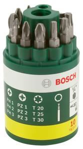 BOSCH 10 részes csavarhúzó bitkészlet 2607019452