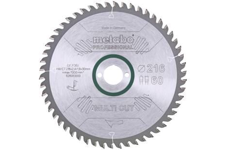 METABO fűrészlap HW/CT 216 x 30 mm, 60 fog, 5 neg 628083000