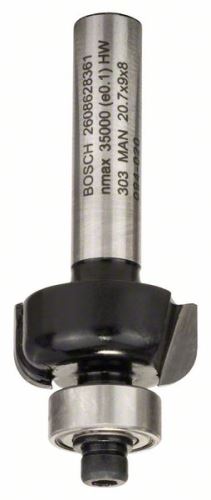 BOSCH Profilvágó E 8 mm, R1 4 mm, D 20,7 mm, L 9 mm, G 53 mm 2608628361