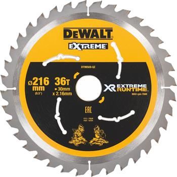 DEWALT fűrészlap (ideális FLEXVOLT fűrészekhez) 216 x 30 mm, 36 fog DT99569