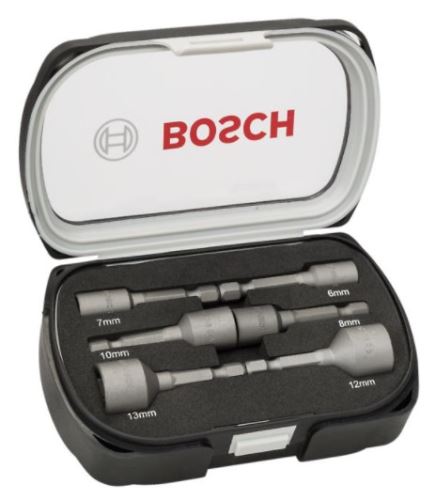 BOSCH 6 részes dugókulcs készlet (50 x 6,7,8,10,12,13mm) - DIY 2607017569