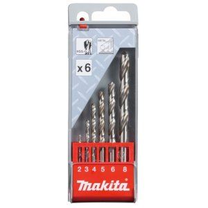 MAKITA fémfúró készlet HSS-G 1.5/2/2.5/3/3.2/3.5/4/4.5/5/5.2/5.5/6/6.5 mm , 13 db D-54019