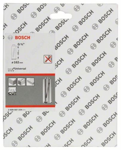 BOSCH Gyémánt fúrószár száraz fúráshoz G 1/2" 65 mm, 150 mm, 4 szegmens, 7 mm 2608587321