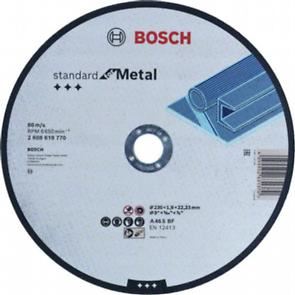 BOSCH vágótárcsa szabvány fémhez 230 x 1,9 x 22,23 mm, egyenes 2608619770