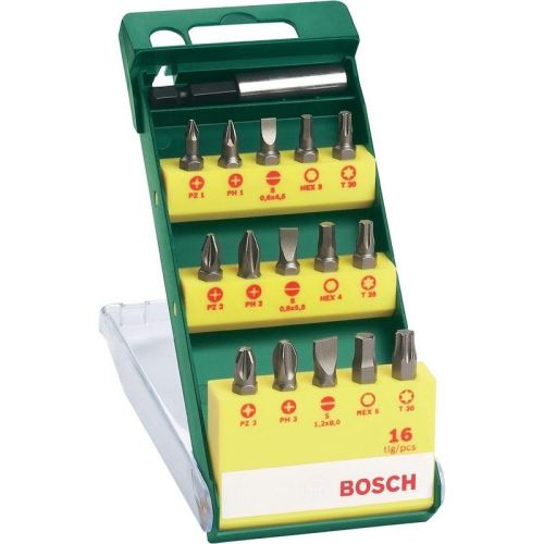 BOSCH 16 részes csavarhúzó bitkészlet 2607019453