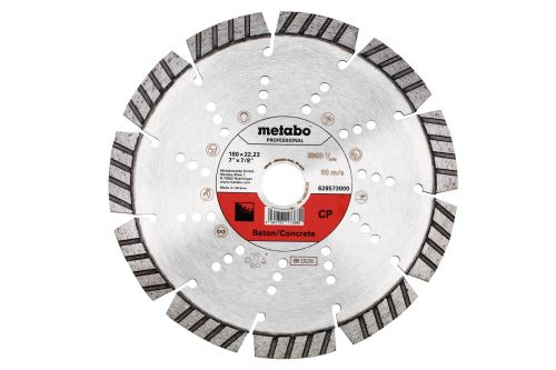 METABO Gyémánt vágótárcsa Dia-TS 180x22,23mm - CP, Beton, Professzionális 628573000