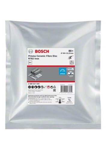 BOSCH EXPERT PRISMA szálas tárcsa R782,180,P80,25db 2608621830