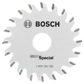 BOSCH Körfűrészlap merülő- és kézi körfűrészekhez D = 65 mm; Lyuk = 15 mm; Fogak száma = 20 2609256C83