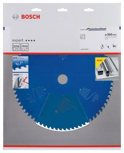 BOSCH körfűrészlap Expert rozsdamentes acélhoz 355 x 25,4 x 2,5 x 70 2608644283