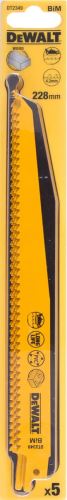 DEWALT fűrészlap fához szögekkel 228 mm, gyorsvágás (5 db) DT2349