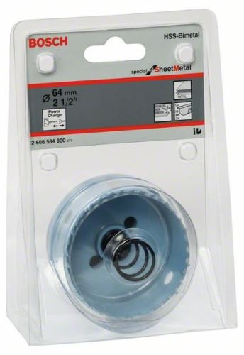 BOSCH Lemez lyukfűrész fémlemezhez 64 mm, 2 1/2" 2608584800