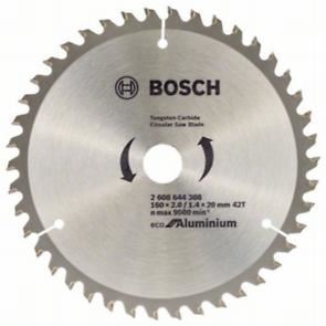 BOSCH Eco fűrészlap alumíniumhoz 160x2,0/1,4x20 42T 2608644388