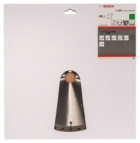 BOSCH fűrészlap Optiline Wood 305 x 30 x 2,5 mm, 40 2608640440