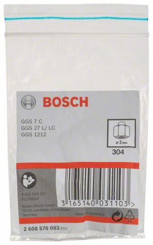 BOSCH Befogótokmány szorítóanyával 3 mm 2608570082