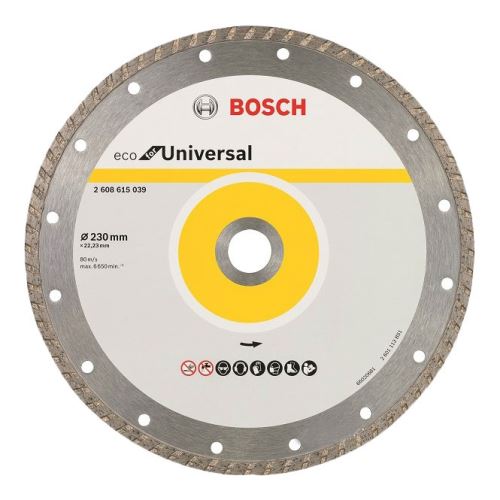 BOSCH gyémánt vágótárcsa ECO Univerzálishoz 230x22,23x3,0x7 2608615039