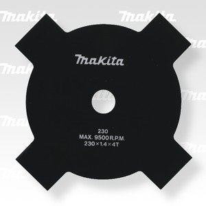 MAKITA fűnyírókés 4 fogú 230x25,4x1,8 mm D-66008