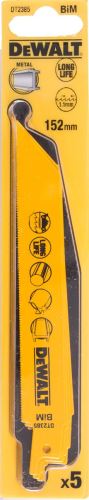 DEWALT fűrészlap fémhez és fémlemezhez, 152 mm (5 db) DT2385