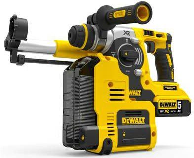 DEWALT kefe nélküli kalapács 18 V XR Li-Ion integrált rendszerrel. szívással DCH275P2