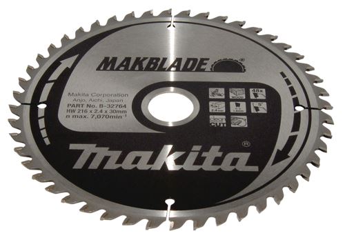 MAKITA fűrészlap fa MAKBLADE 216x2,4x30 mm 48 fogú B-32764