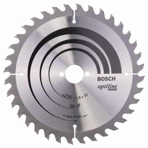 BOSCH fűrészlap Optiline Wood 230 x 30 x 2,8 mm, 36 2608640628