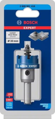 BOSCH EXPERT keményfém lyukasztó fémlemez 33mm 2608901416