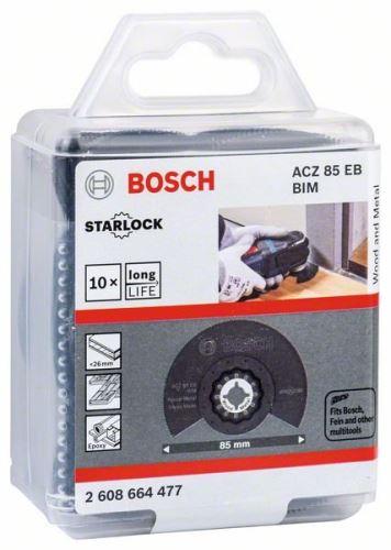 BOSCH RB Szegmentált fűrészlap - 10 db ACZ 85 EB 85 mm 2608664477