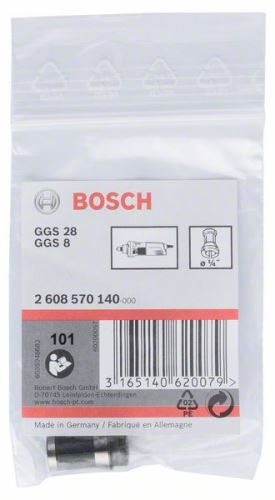 BOSCH Befogóhüvely szorítóanya nélkül 1/4" 2608570140