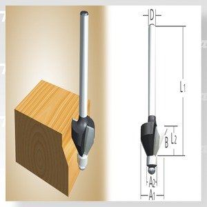 MAKITA gérvágó ferde élekhez 45. D-09488