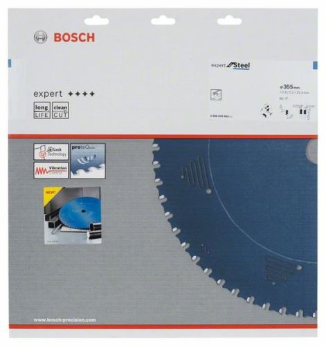 BOSCH körfűrészlap Expert for Steel 355 x 25,4 x 2,6 mm, 80 2608643062