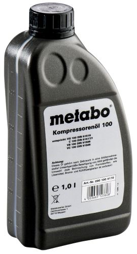 METABO Kompresszor olaj dugattyús kompresszorokhoz, 1l 0901004170