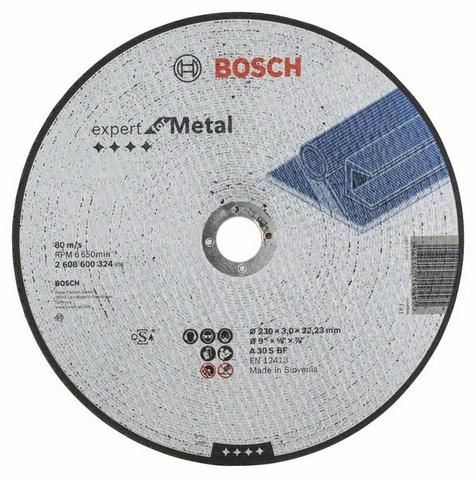 BOSCH Vágótárcsa egyenes Expert for Metal A 30 S BF, 230 mm, 3,0 mm 2608600324