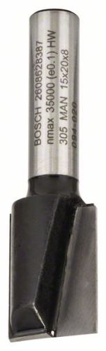 BOSCH Hornyoló maró 8 mm, D1 15 mm, L 20 mm, G 51 mm 2608628387