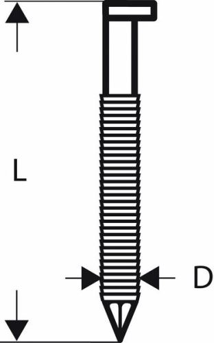 BOSCH SN34DK 90R szalag D-fej szögek 3,1mm, 90mm, bevonat nélküli, hornyolt (2500 db) 2608200018