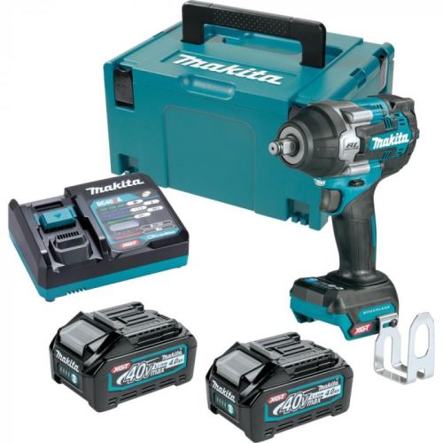 Makita Akkus ütvecsavarozó 1/2" Li-ion XGT 40V/4.0Ah, Makpac TW007GM201