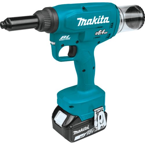 MAKITA Akkus szegecselő Li-ion LXT 18V/3.0 Ah, Makpac DRV250RFJ