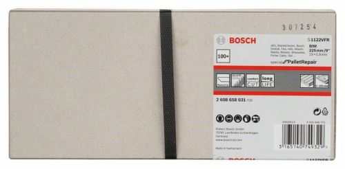 BOSCH fűrészlap farfűrészekhez S 1122 VFR Special raklapjavításhoz (100 db) 2608658031