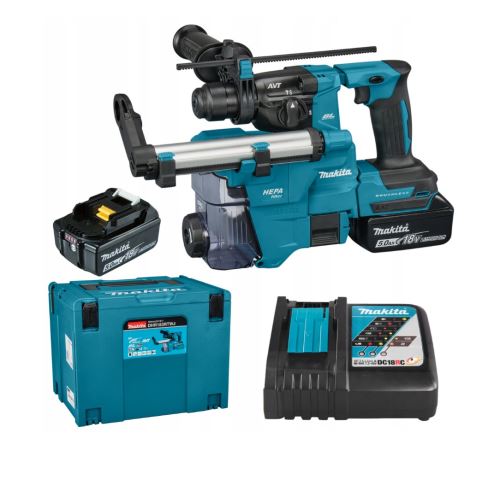 Makita akkus fúrókalapács Li-ion LXT 18V/5.0Ah DHR183RTWJ