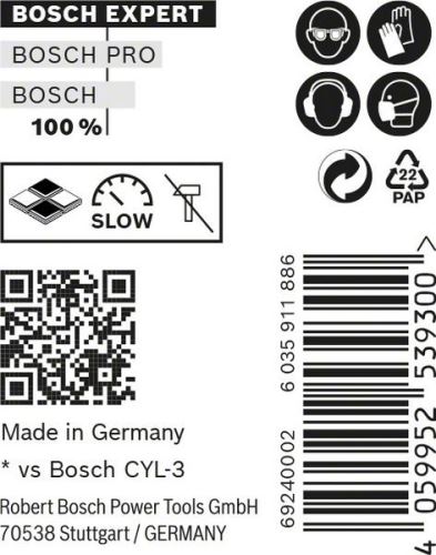 BOSCH EXPERT CYL-9 MultiConstruction 4x40, 10db 2608900637